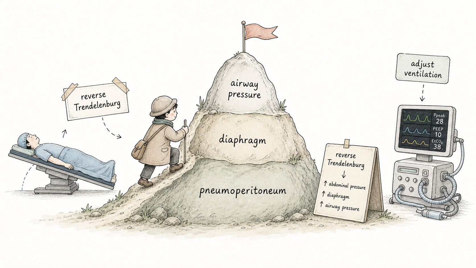 Pressure mountain metaphor