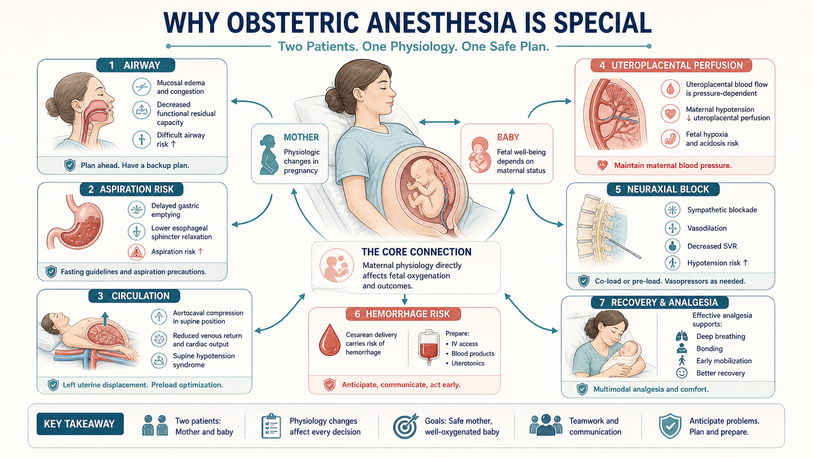Why obstetric anesthesia is special
