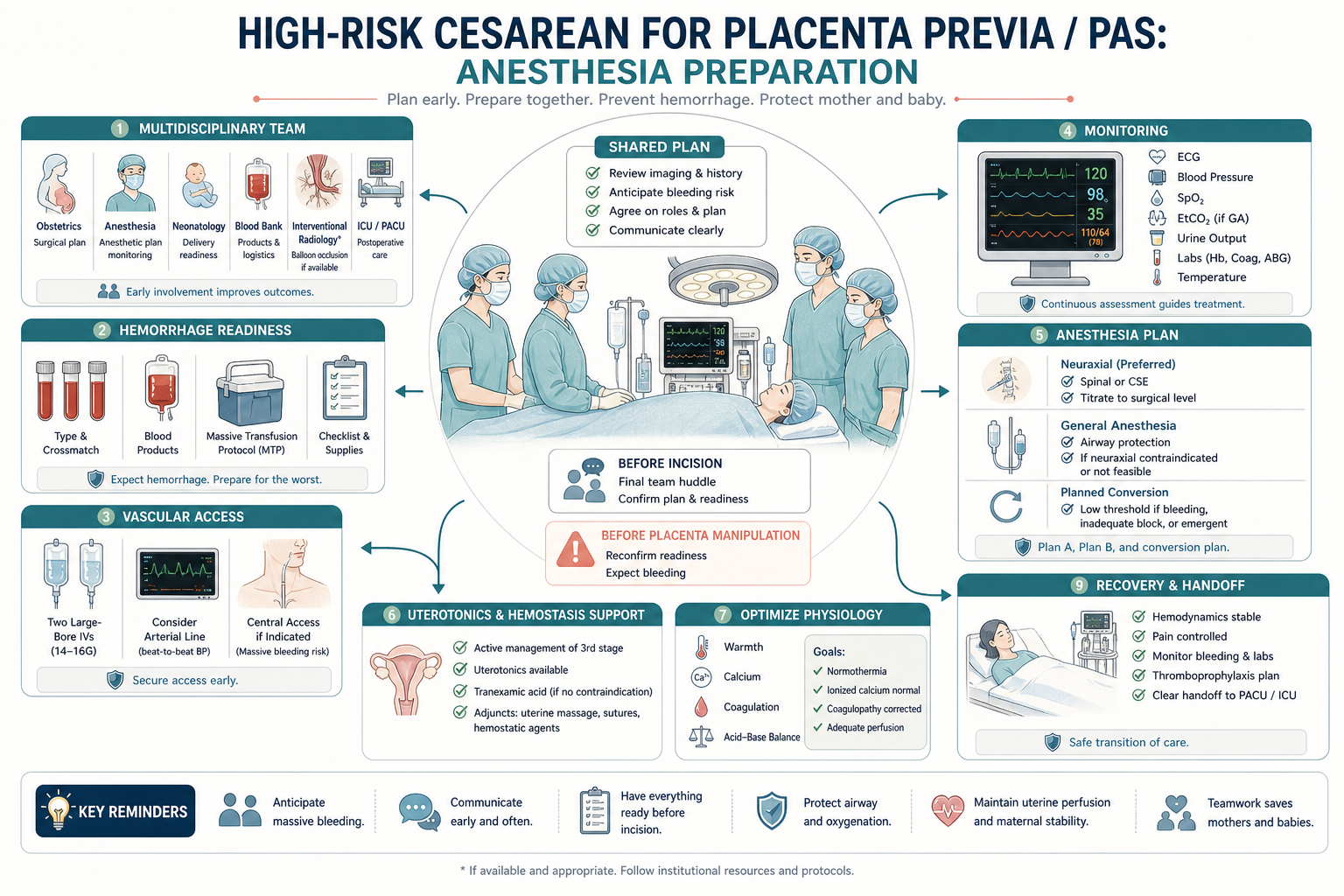 PAS anesthesia preparation